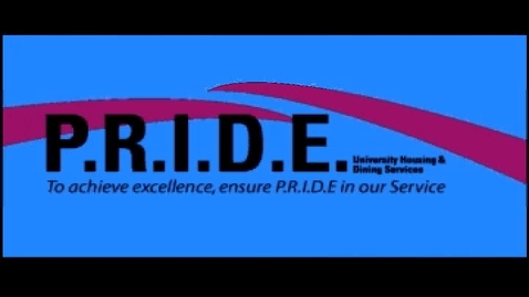 Thumbnail for University Housing &amp; Dining Services PRIDE
