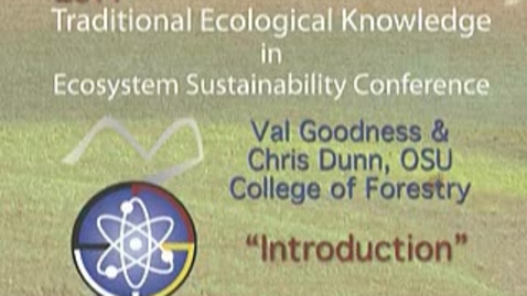 Thumbnail for entry 2nd Annual Traditional Ecological Knowledge in Ecosystem Sus