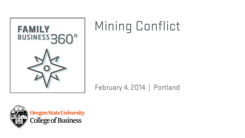 Thumbnail for Family Business 360 - Mining Conflict
