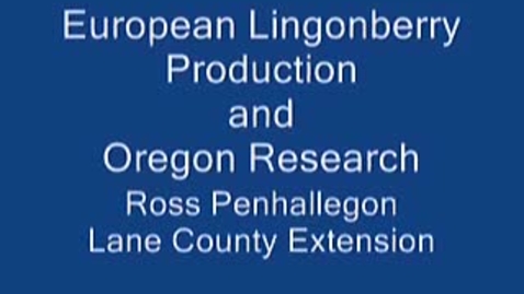 Thumbnail for European Lingonberry Production