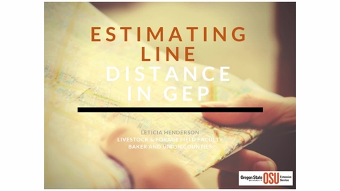 Thumbnail for Estimating Line Distance