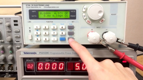 Thumbnail for Programmable DC Load Example