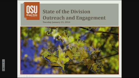 Thumbnail for entry State of the Division Outreach and Engagement - 2014