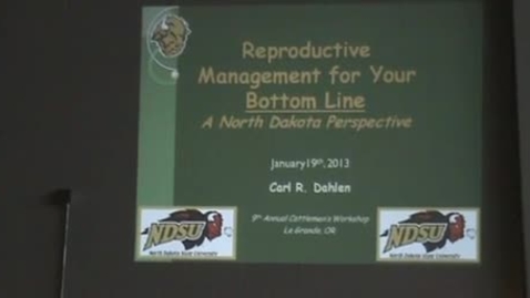 Thumbnail for Cow/Calf Production Reproductive Management for a Successful