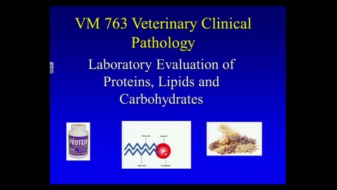 Thumbnail for entry VMB763 Lecture 14. February 12, 2014