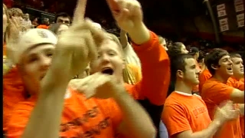 Thumbnail for entry Oregon State University men's and women's basketball montage, 2004-2005