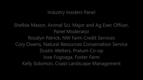 Thumbnail for Industry Insiders Panel