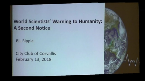 Thumbnail for entry World Scientists' Warning to Humanity: A Second Notice