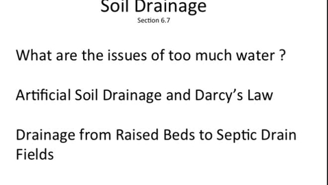 Thumbnail for Drainage