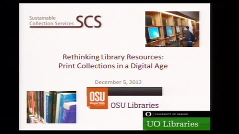 Thumbnail for entry Rethinking Library Resources