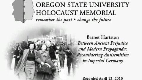 Thumbnail for Barnet Hartson 2010 Holocaust Memorial