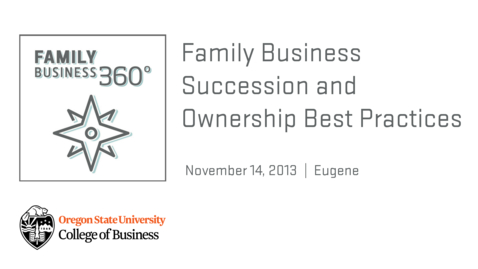 Thumbnail for Family Business 360 - Family Business Succession and Ownership Best Practices