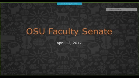 Thumbnail for 2017-04-13 FacSen_Part 1