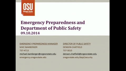 Thumbnail for 2014-09-10 OSUF Emergency Prep