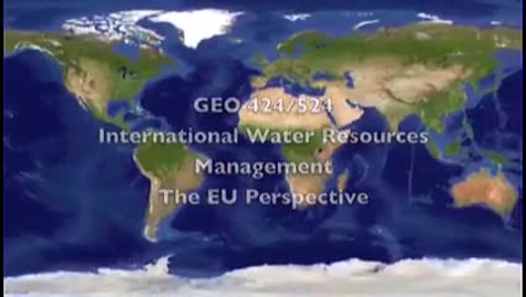 Thumbnail for entry GEO 424/524 International Water Resources Management