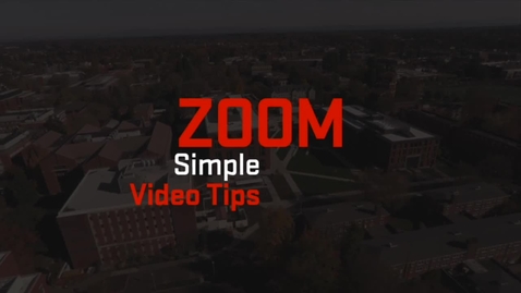 Thumbnail for entry Zoom | Simple Video Tips