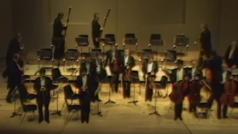 Thumbnail for entry Performance of the Prague Orchestra at LaSells Stewart Center, April 1983