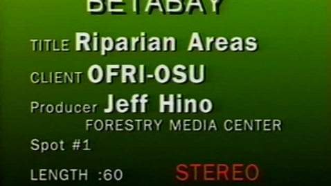 Thumbnail for Forestry Television Spots, ca. 1993.