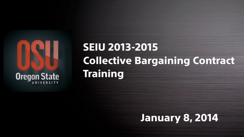 Thumbnail for SEIU 2013-15 Collective Bargaining Contract Training