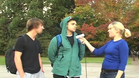 Thumbnail for entry &quot;Questions on the Quad&quot; [KBVR-TV Show], November 10, 2011