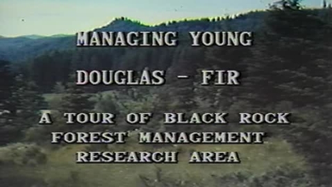 Thumbnail for entry Managing Young Douglas-fir: A 1983 Tour of the Black Rock Forest Management Research Area with Dr. Alan Berg