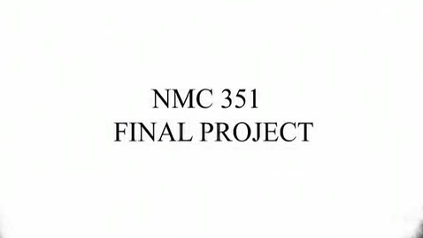 Thumbnail for entry NMC 351 - Final Project CHA