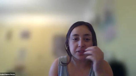 Thumbnail for Izabel Nuñez Pérez oral history interview, May 13,  2021