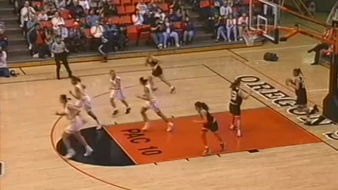 Thumbnail for entry Tanja Kostic OSU career points record, February 22, 1996. 