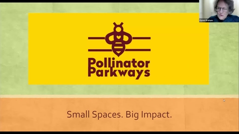 Thumbnail for entry Creating pollinator habitats in small garden spaces - Washington County Master Gardener Association's 'Speaker Series' March 2022