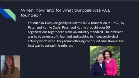 Thumbnail for American Council on Exercise Presentation - Group 4