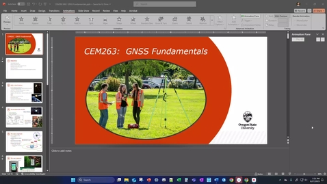 Thumbnail for CEM263: GNSS Fundamentals