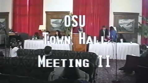 Thumbnail for “OSU Town Hall II (Second Race Meeting)”, February 10, 1992