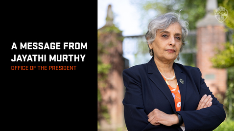 Thumbnail for A message from Jayathi Murthy