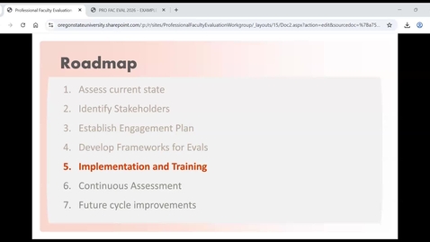 Thumbnail for Professional Faculty Evaluation - General Training
