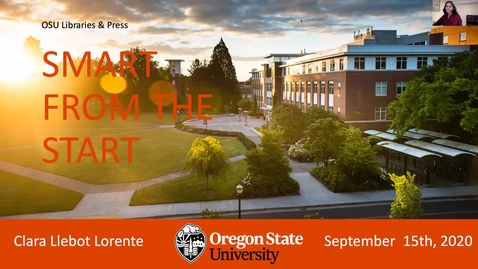 Thumbnail for Data management, smart from the start - New Graduate Student Orientation 2020
