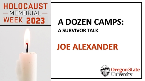 Thumbnail for Joe Alexander, &quot;A Dozen Camps&quot; 2023