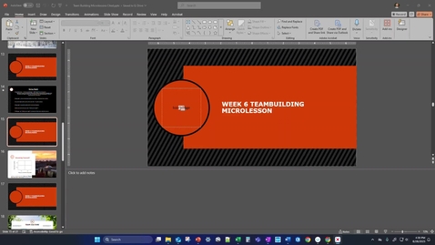 Thumbnail for CEM263: Team Building Microlesson #6