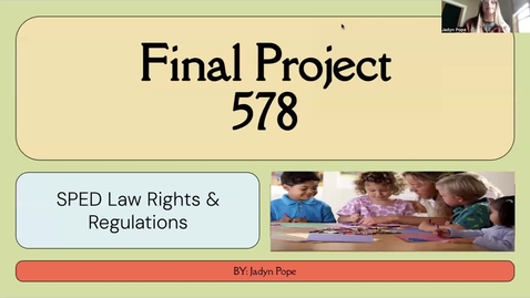 Thumbnail for SPED LR&amp;R final presentation