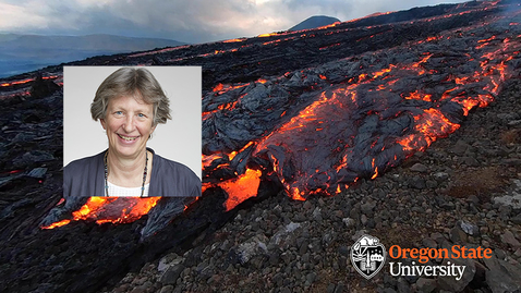 Thumbnail for entry 2022 Thomas Condon Lecture - Kathy Cashman - What's under a volcano, and how do we know?
