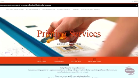 Thumbnail for Tips for Printing at Student Multimedia Services
