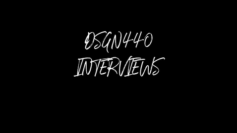 Thumbnail for DSGN440 - Research Interviews Branding