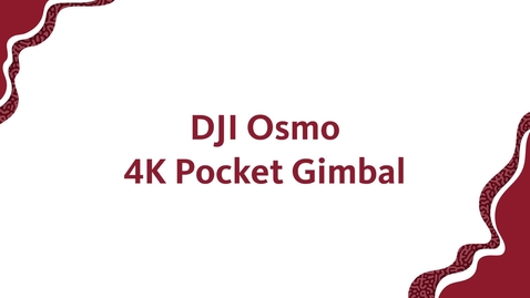 Thumbnail for Osmo 4K Pocket Gimbal