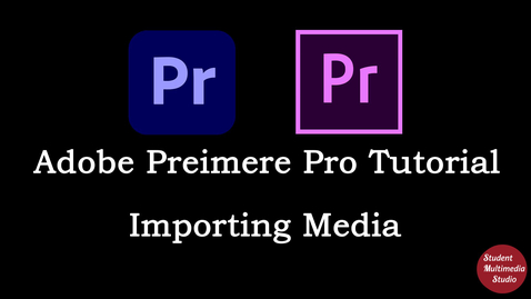 Thumbnail for entry Premiere Pro CS6 &amp; CC: 4 Importing Media