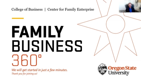 Thumbnail for entry Family Business 360: Generational Leadership