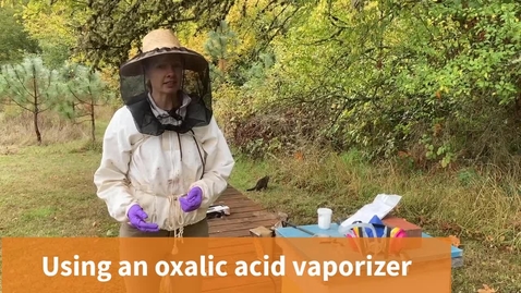 Thumbnail for entry Oxalic acid vaporizer