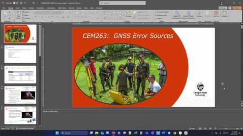 Thumbnail for CEM263: GNSS Error Sources