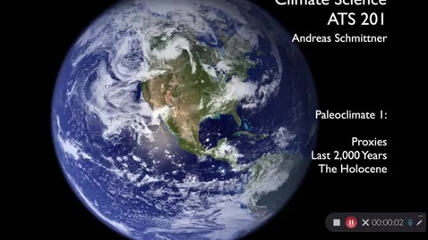 Thumbnail for entry Paleoclimate: Last 2,000 years; Holocene