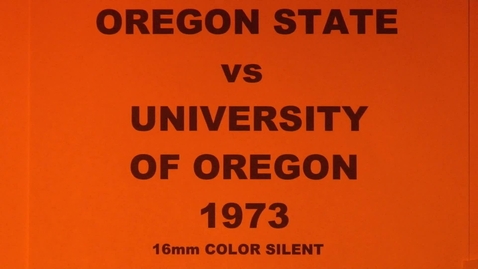 Thumbnail for entry Oregon State University vs. University of Oregon football, November 24, 1973