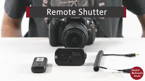 Thumbnail for Remote Shutter Tutorial