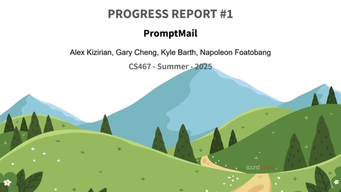 Thumbnail for Slideshow Progress Report #1